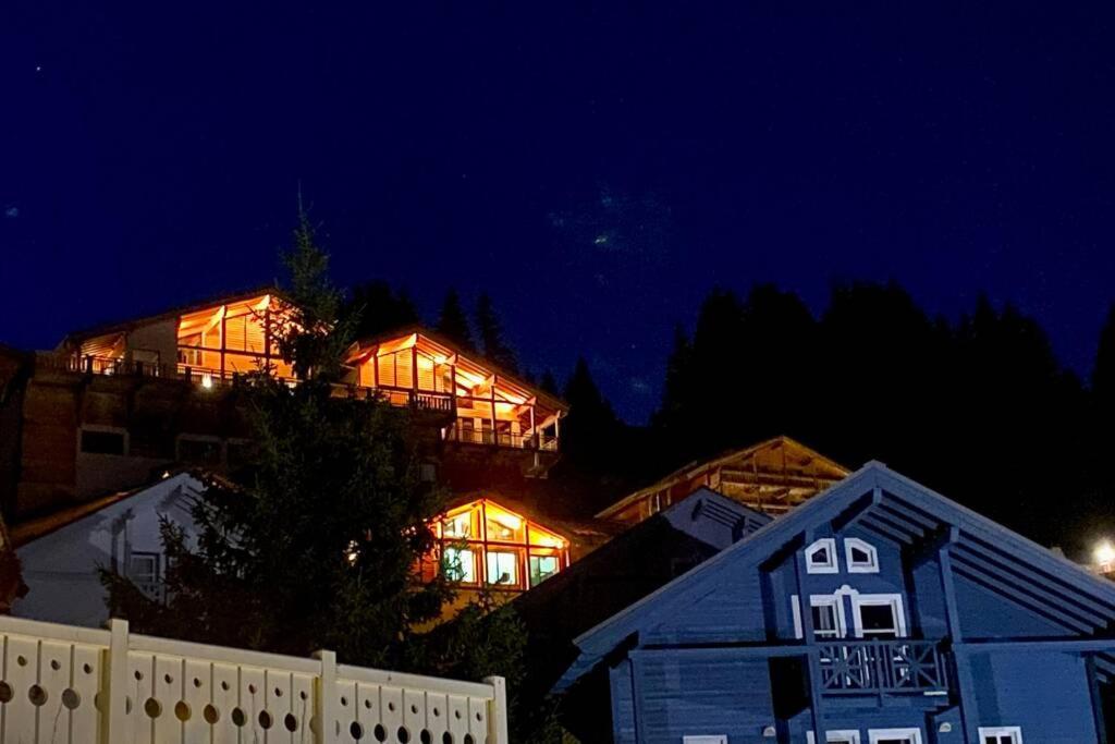Vue Panoramique Sur Les Montagnes Plein Sud - T2 Skis Aux Pieds, Piscine & Spa Flaine Dış mekan fotoğraf
